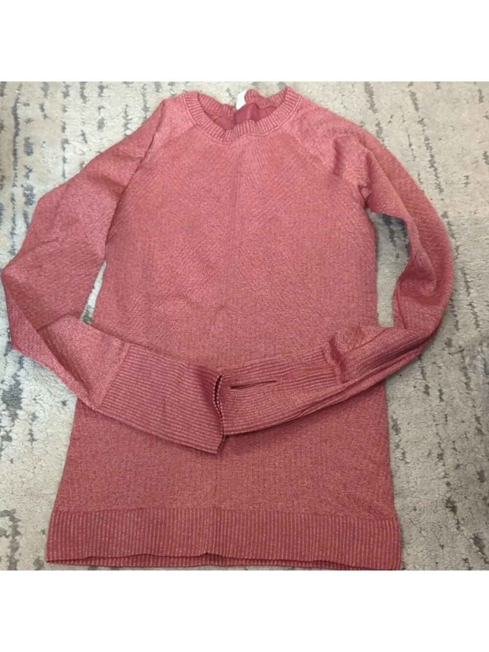 Lululemon Rest Less Pullover Mulled Wine / Pink Savannah